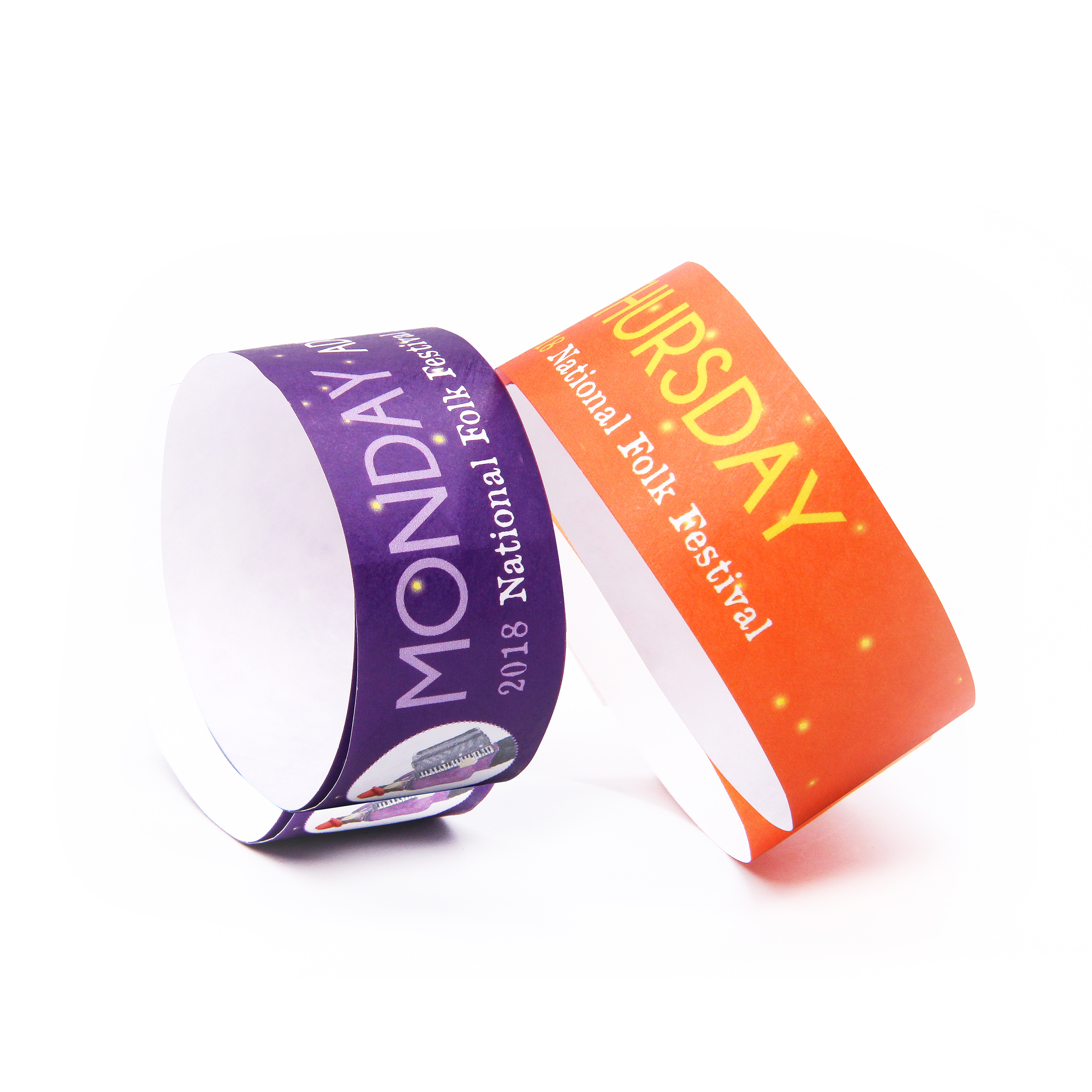 Pulseras Tyvek color Pantone personalizado