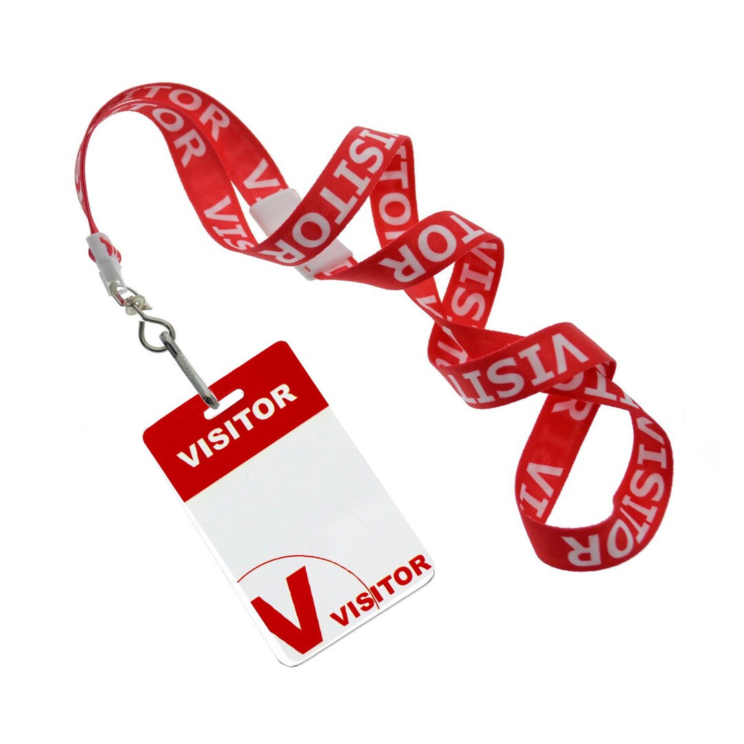 Tarjetas de identificación plásticas con lanyard