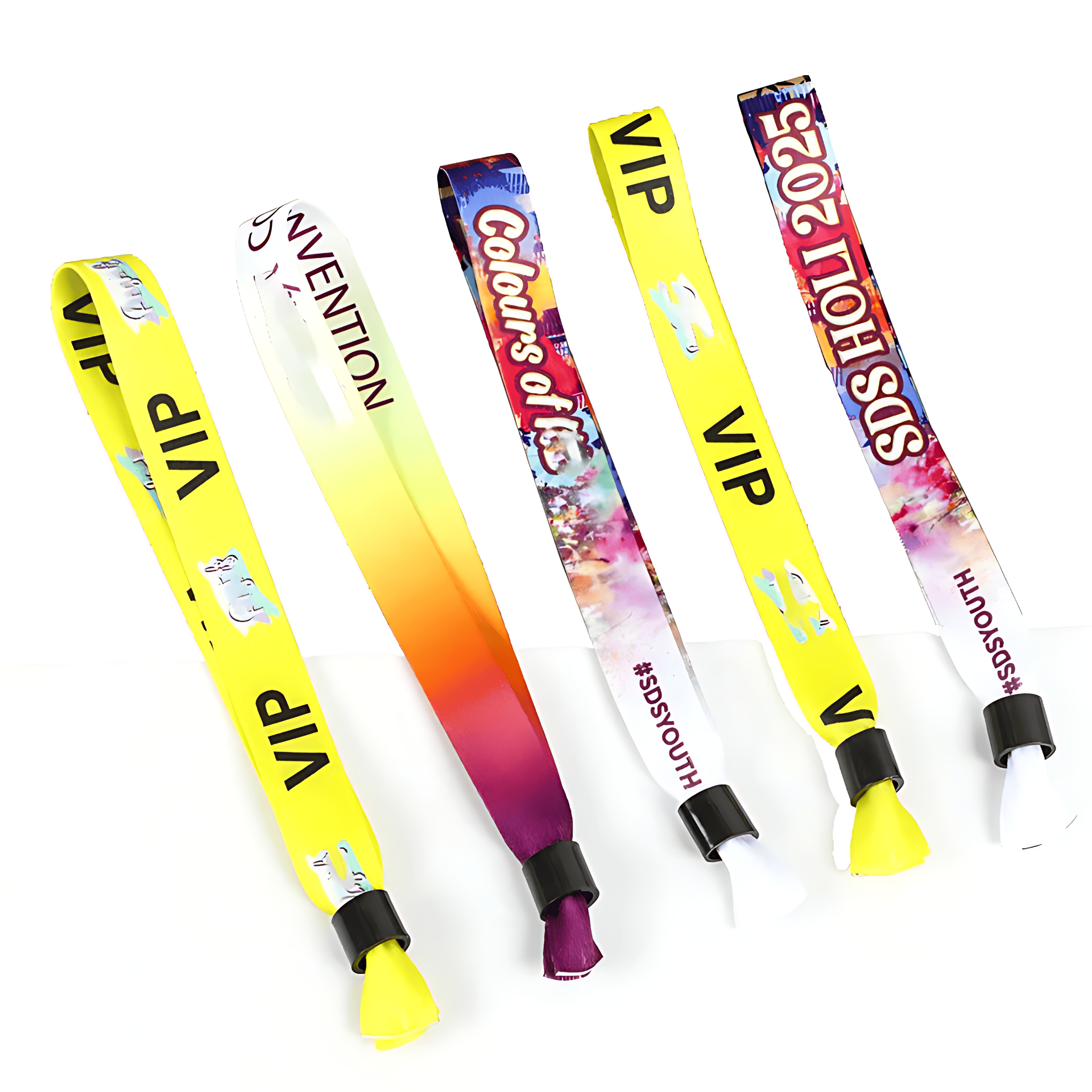 Pulseras de tela impresas