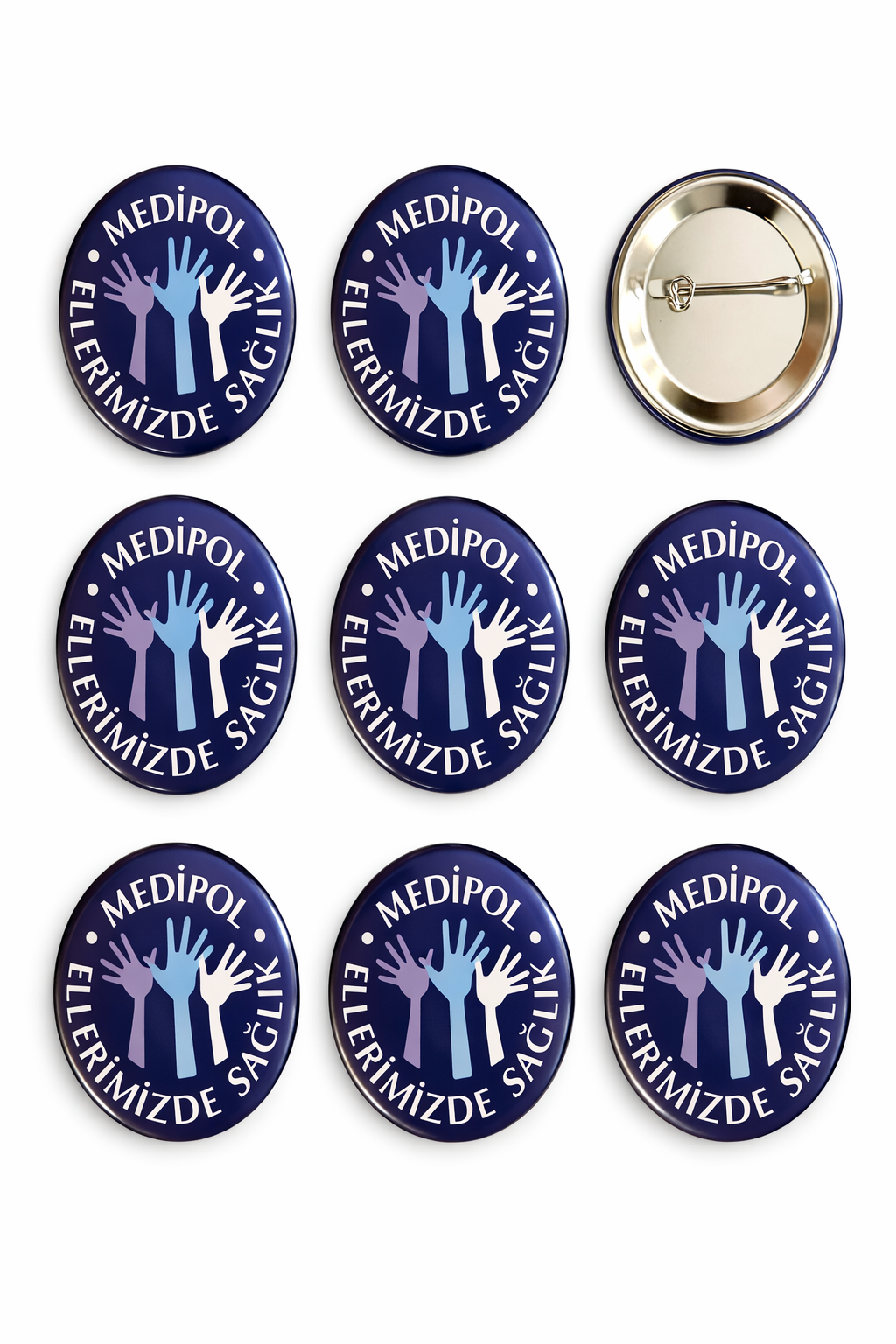 Chapas esmaltadas personalizadas